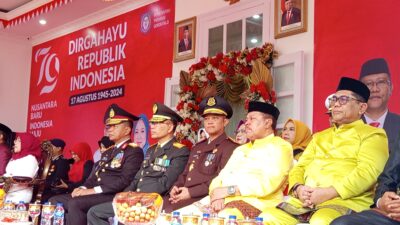 Upacara HUT RI ke-79 di Gorontalo, Paris Jusuf: Kita Isi Kemerdekaan Kearah Yang Lebih Bagus Untuk Semua Aspek