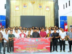 Kontingen Labuhanbatu Dilepas Ikuti Lomba Pesparawi Tingkat Sumatera Utara