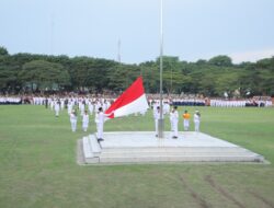 Upacara Penurunan Bendera Merah Putih di Asahan Berjalan Lancar