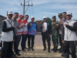 Kirab Api PON XXI Aceh-Sumut Disambut Pemkab Diperbatasan Asahan-Labura