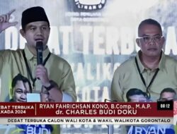 Debat Pilwako Kota Gorontalo 2024: Paslon Ryan Kono- Charles Budi Doku Janjikan 2% Anggaran untuk Kebudayaan Demi Kemajuan Gorontalo