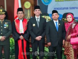Pjs Bupati Faisal Hadiri Pengangkatan Pimpinan DPRD Labuhanbatu 2024-2029