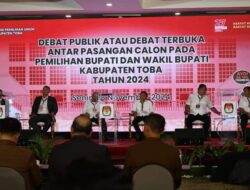 Debat Publik Pilkada Toba Berjalan Lancar