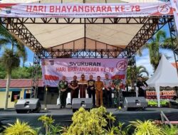 Bupati Toba Sampaikan Apresiasi Terhadap Pelayanan Polri di HUT ke 78 Bhayangkara