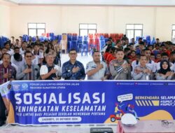 Keselamatan Berlalu Lintas Disosialisasikan Kepada Pelajar SMP di Toba