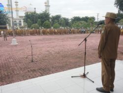 Pjs Bupati Asahan Pimpin Apel Gabungan November 2024