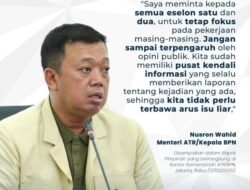 ATR/BPN Hadapi Dinamika Awal Tahun, Menteri Nusron: Fokus pada Pekerjaan!