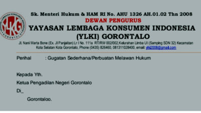 Diduga Tak Transparan, KOPNUS POS Cabang Gorontalo Digugat Nasabah ke Pengadilan