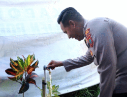 Hari Bhayangkara ke-79, Polres Kotamobagu Salurkan Bantuan Sarana Air Bersih ke Warga Otam