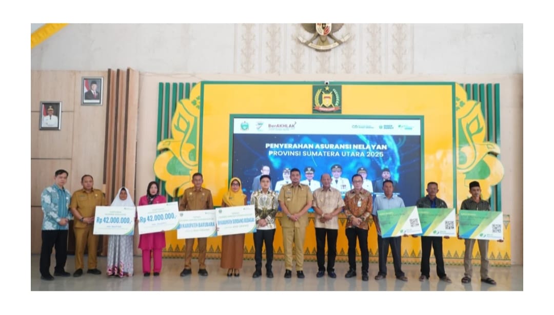 1.600 Nelayan Langkat Dapat Kartu BPJS dari Gubernur Bobby, Bupati Afandin: Bukti Negara Hadir Lindungi Rakyat