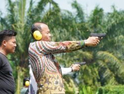 Bupati Langkat Dukung Soliditas Forkopimda Lewat Lomba Menembak HUT Bhayangkara ke-79