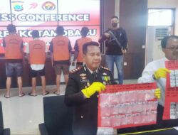 Polres Kotamobagu Bongkar Jaringan Narkoba Antarprovinsi, Lima Pengedar Dibekuk