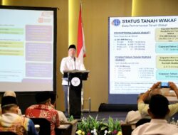 Jadi Pembicara di Rakernas BWI, Menteri Nusron Tegaskan Target Sertipikasi Wakaf hingga 2028