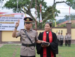 IPTU Luster Simanjuntak Resmi Jabat Kasat Lantas Kotamobagu Gantikan AKP Bayu Damara