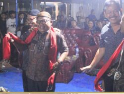 Wabup Labuhanbatu Apresiasi Warga Desa Sei Nahodaris Gelar Wayang Kulit