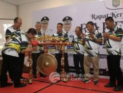 Bupati Taufik Hadiri Raker KONI Asahan 2025