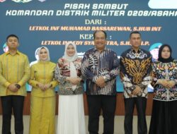 Pisah Sambut Dandim 0208 Asahan