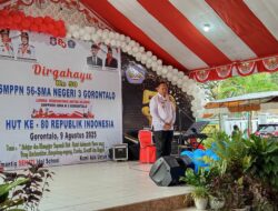 Gubernur Gorontalo Gusnar Ismail Buka Lomba Keroncong HUT ke-50 SMAN 3 Gorontal