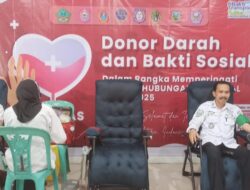 Insan Perhubungan Tingkat Provinsi Gorontalo Gelar Donor Darah Sambut Hari Perhubungan Nasional 2025