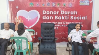 Insan Perhubungan Tingkat Provinsi Gorontalo Gelar Donor Darah Sambut Hari Perhubungan Nasional 2025