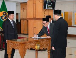 Lantik Pejabat Struktural, Menteri ATR/Kepala BPN: Layani Masyarakat dengan Hati, Bukan Transaksi