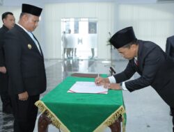 Bukit Buchori Siagian Resmi Jabat Kepala Pelaksana BPBD Asaha
