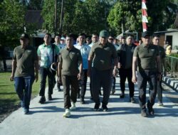 Danrem dan Para Kepala Daerah di Wilayah Pantai Timur Olahraga Bareng dan Bangun Sinergitas