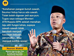 Menteri ATR/BPN Tegaskan Komitmen Jaga Lahan Pertanian Produktif dari Alih Fungsi