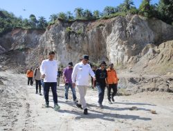 Wabup Asahan Tinjau Lokasi Tambang Ilegal Longsor