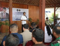 Sri Sultan Hamengkubuwono X Apresiasi Penyerahan Sertipikat Tanah untuk Masyarakat Gunungkidul