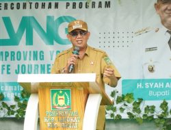 Syah Afandin Launching Program LVNG Pemantauan Kesehatan Digital Anak di Langkat