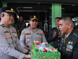 Polres Kotamobagu Berikan Surprise Spesial untuk TNI di Hari Ulang Tahun ke-80