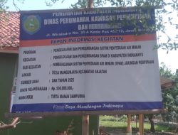 Indramayu, Sorot Korupsi: LSM Penjara Indonesia Soroti Proyek SPAM di Mangunjaya