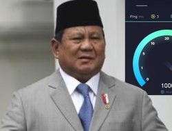 Prabowo Targetkan Internet 1 Gbps di 38 Wilayah