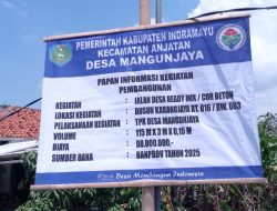 Dugaan Penyelewengan Dana Banprov, Proyek Betonisasi di Indramayu Jadi Sorotan