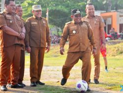Wabup Labuhanbatu Buka Turnamen Mini Soccer Piala Kades Pangkatan