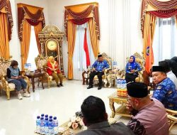Pemkab Labuhanbatu Terima Laporan  Penyaluran Bantuan Korban Bencana Alam Sumut
