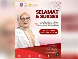 Dokter Spesialis Patologi Klinik dari RSUD dr. Hasri Ainun Habibie Gorontalo, Pimpin Organisasi Profesi Nasional