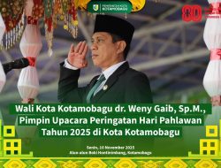 Peringati Hari Pahlawan, Weny Gaib Ajak Warga Kotamobagu Teruskan Nilai Perjuangan Para Pendahulu