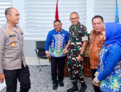 Bupati Labuhanbatu Sambut Silahturahmi Perdana Kapolres dan Dandim 0209 yang Baru