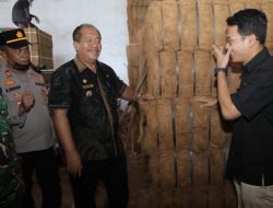 Bupati Taufik Dukung Produksi Sabut Kelapa Asahan Tembus Pasar Ekspor Cina