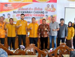 Wabup Jamri Hadiri Muscab IV Partai Hanura Labuhanbatu
