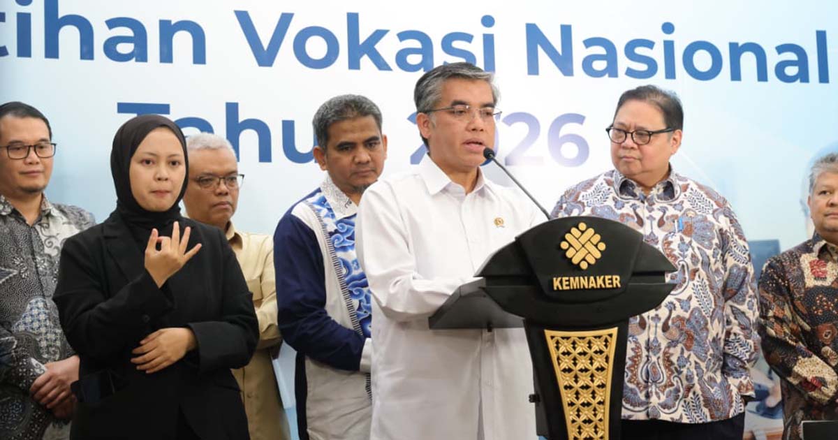 Pelatihan Vokasi Nasional 2026 Batch 1 Dibuka, Kemnaker Siapkan 20.000 Kuota Gratis