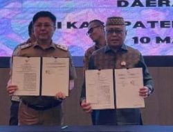 Antisipasi Lonjakan Harga Jelang Idulfitri, Pemkab Gorontalo Teken Kerja Sama Pasokan Beras dengan Minahasa Utara