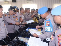Propam Mabes Polri Periksa Senpi di Polres Asahan
