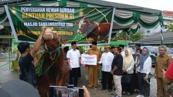 Gubernur Gusnar Ismail Serahkan Sapi Kurban Bantuan Presiden Prabowo di UNG