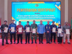 50 Persen Bidang Tanah di Sulteng Sudah Bersertipikat, Wamen Ossy: Ini Menunjukkan Sulteng Terus Bertumbuh
