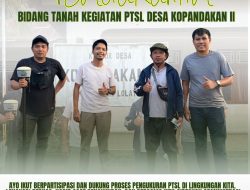 Kantah Bolmong Lakukan Pengukuran Tanah PTSL di Desa Kopandakan II