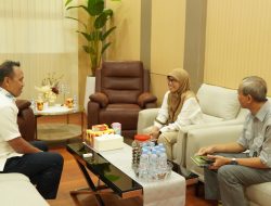 Kakanwil BPN Gorontalo Terima Audiensi Kepala BPKH Wilayah XV Bahas Sinergi Penataan Ruang