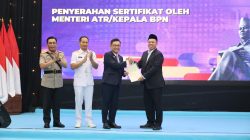 Menteri Nusron Serahkan Sertipikat Hak Pakai untuk Lemhannas RI, Perkuat Kepastian Hukum Aset Negara